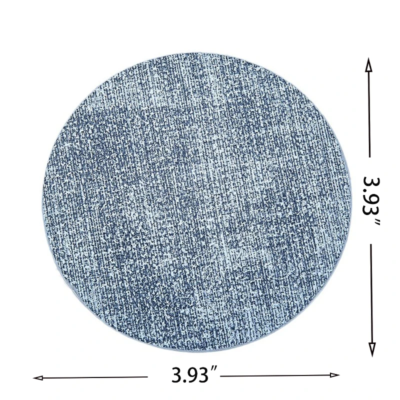 vintage style round leather coasters