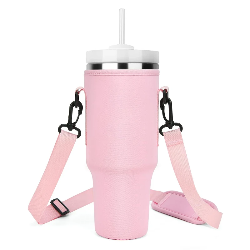 insulated neoprene tumbler carrying sleeve