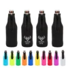 neoprene zipper beer bottle insulator