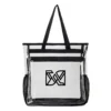 clear pvc tote beach bag