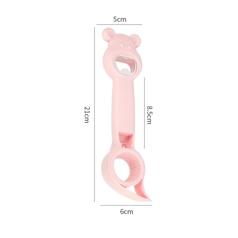 bear shaped multi purpose bottle opener