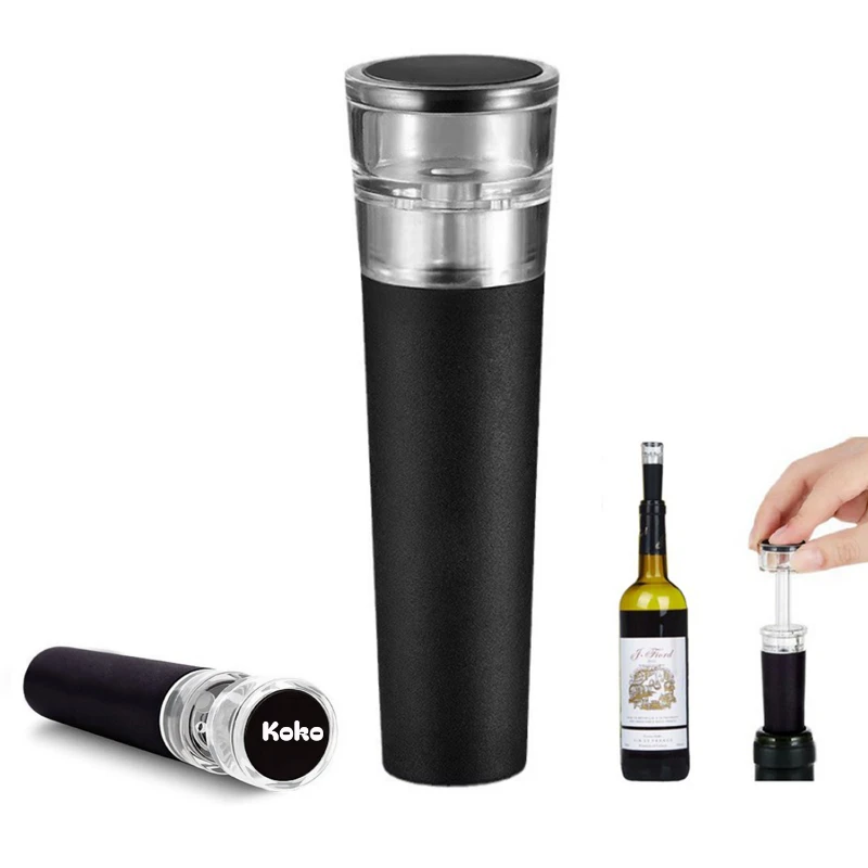 vacuum wine stopper with air pump