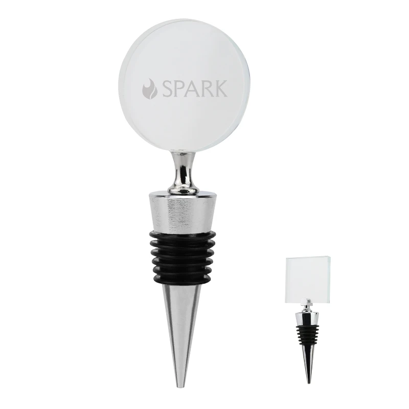 crystal wine bottle stopper