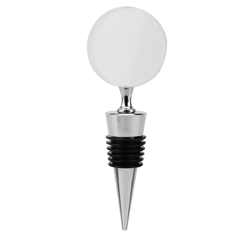crystal wine bottle stopper