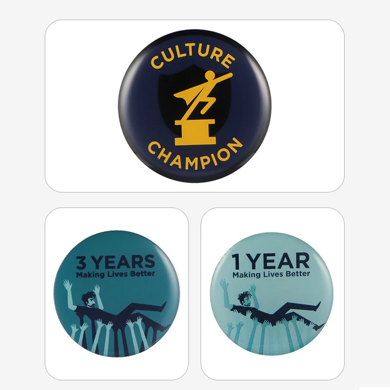 custom full color tinplate badges