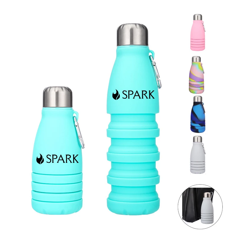 collapsible silicone water bottle