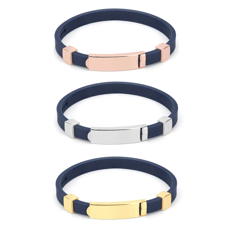 adjustable silicone energy balance bracelet