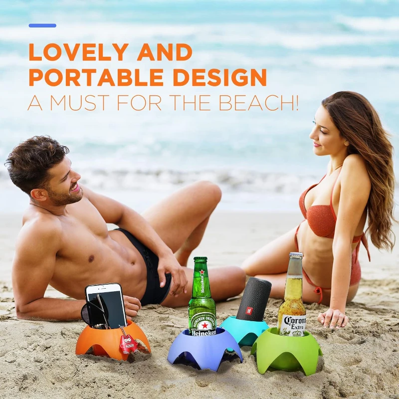 beach vacation drink cup holder