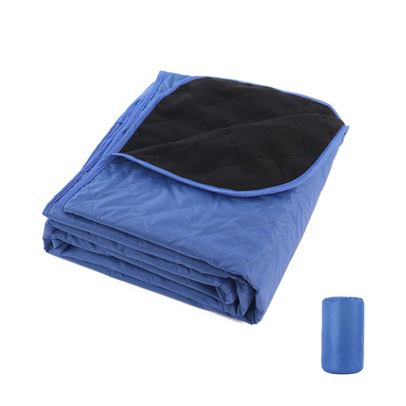 outdoor waterproof fleece camping blanket