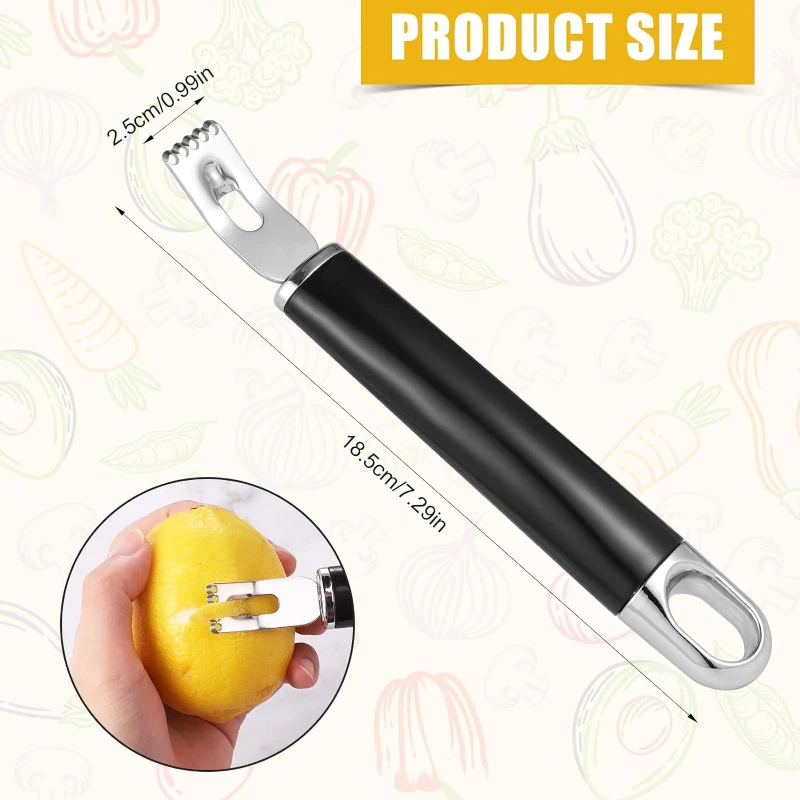 stainless steel lemon peeler