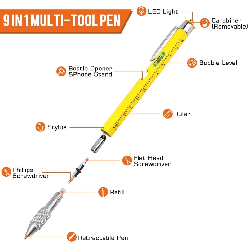 9 in 1 multi tool pen