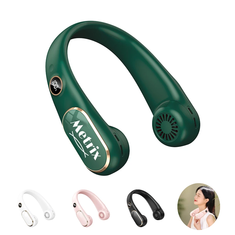 portable usb rechargeable neck fan