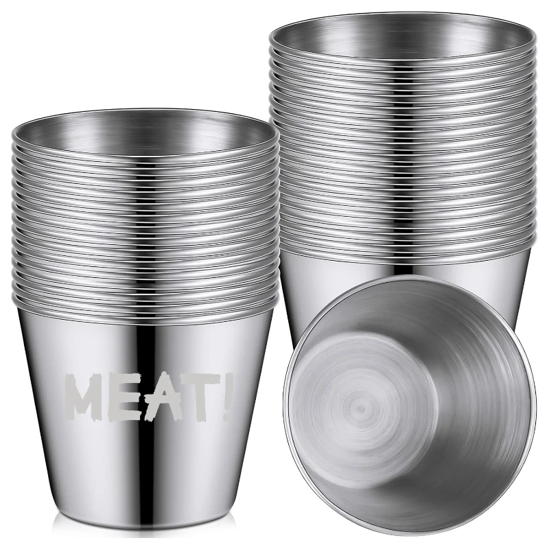 1.7oz stainless steel condiment cups