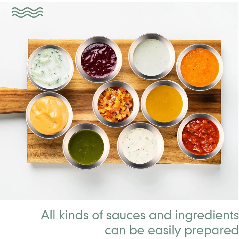 1.7oz stainless steel condiment cups