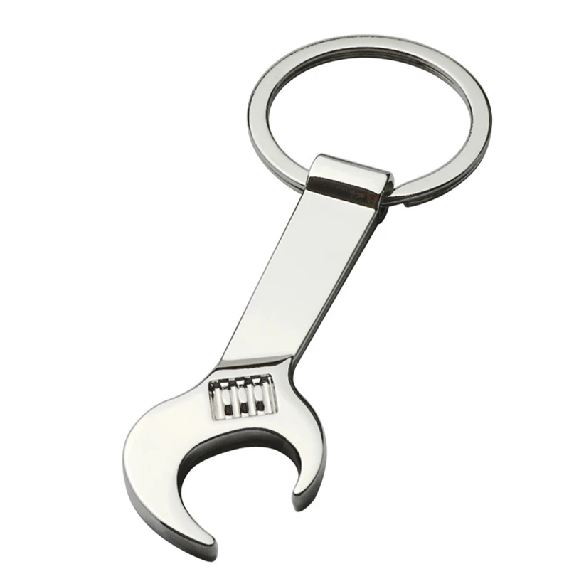 wrench bottle opener keychain