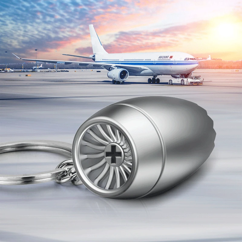 jet engine keychain
