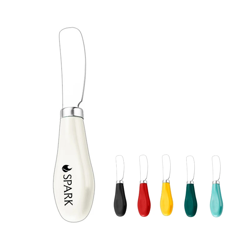 ceramic handle stainless steel butter knife