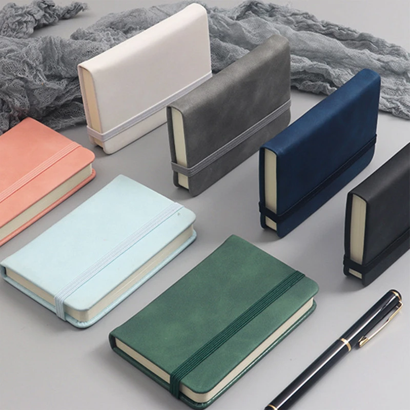 a7 pu leather pocket notebook