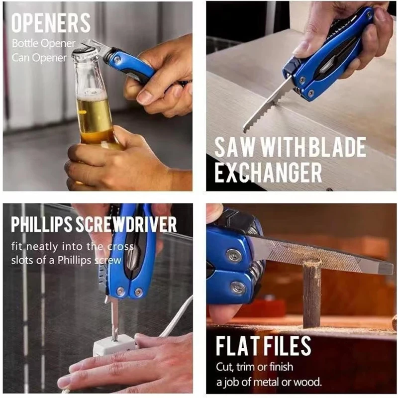 11 in 1 stainless steel multi tool pliers