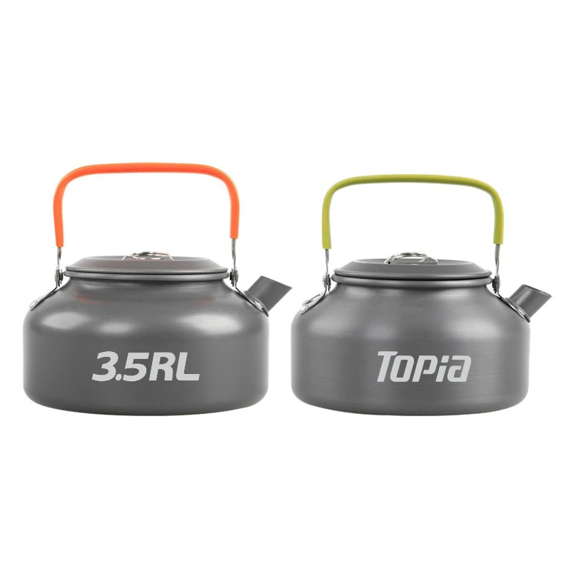 27oz portable outdoor aluminum camping kettle