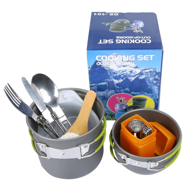 portable outdoor cookware set