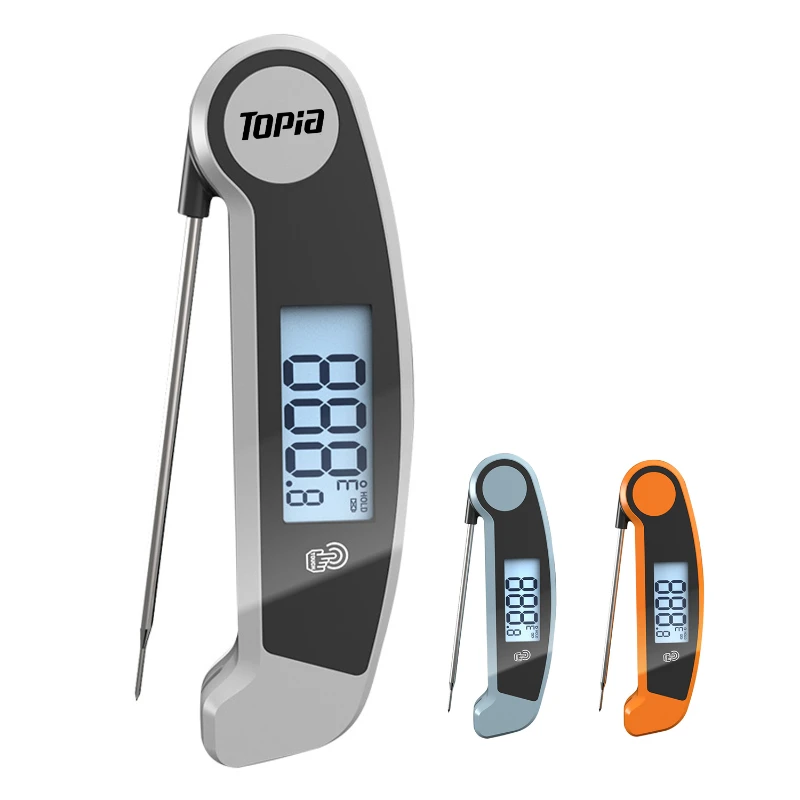 smart foldable digital bbq thermometer