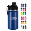 12 oz stainless steel kids' insulated bottle with straw lid