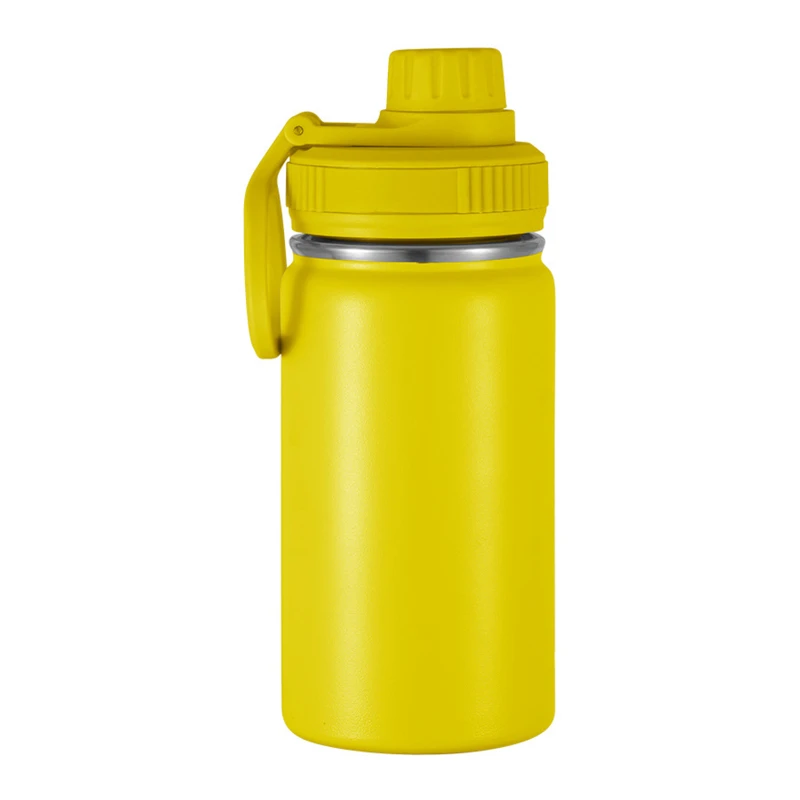 12 oz stainless steel kids' insulated bottle with straw lid