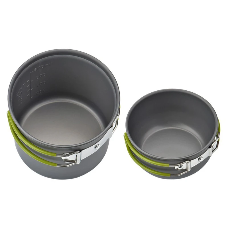 portable camping pot set
