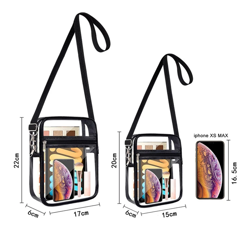 clear messenger bag