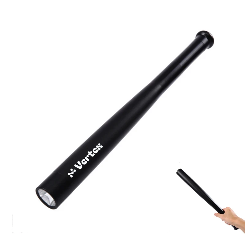 bright led self defense flashlight bat with 3 modes