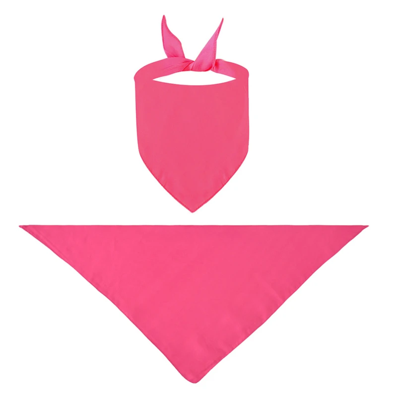 solid color pet bandanna