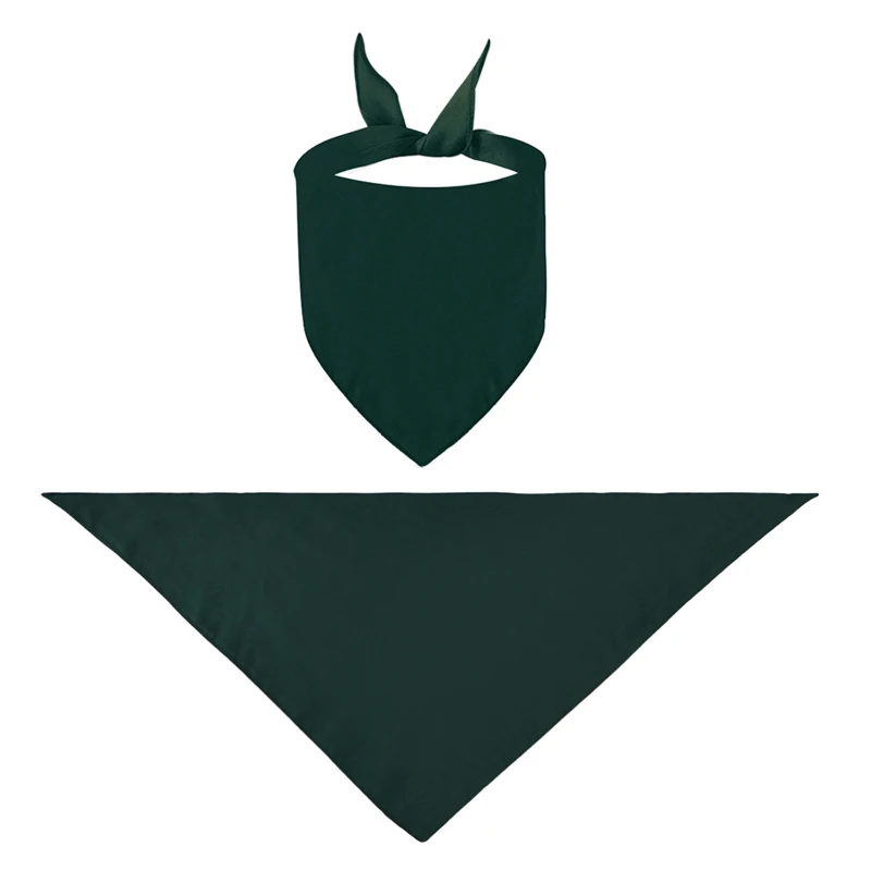 solid color pet bandanna