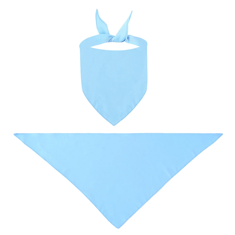 solid color pet bandanna
