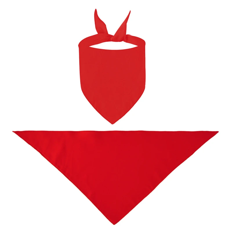 solid color pet bandanna