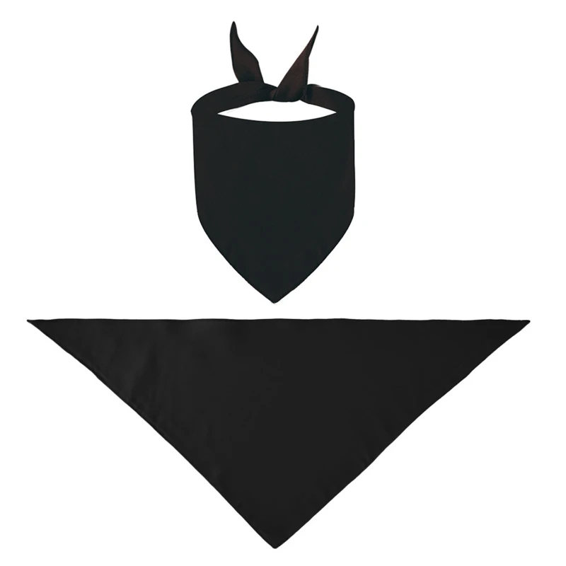 solid color pet bandanna