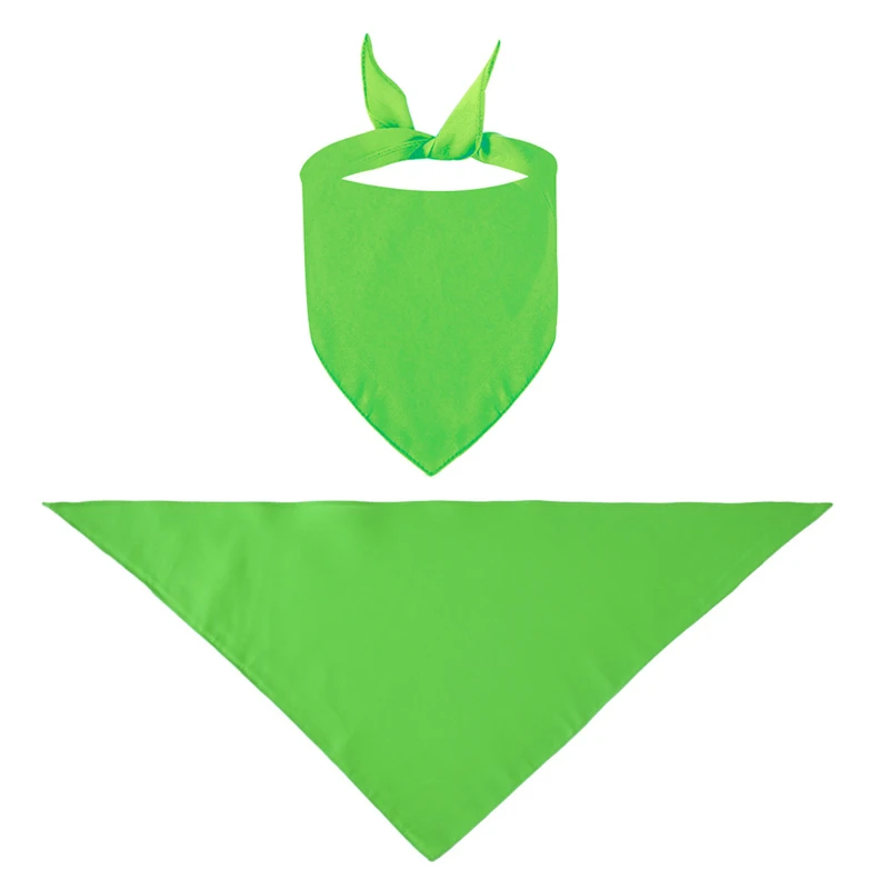 solid color pet bandanna