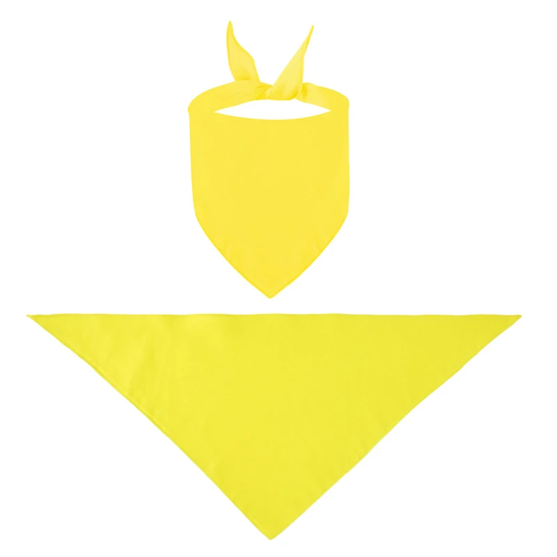 solid color pet bandanna