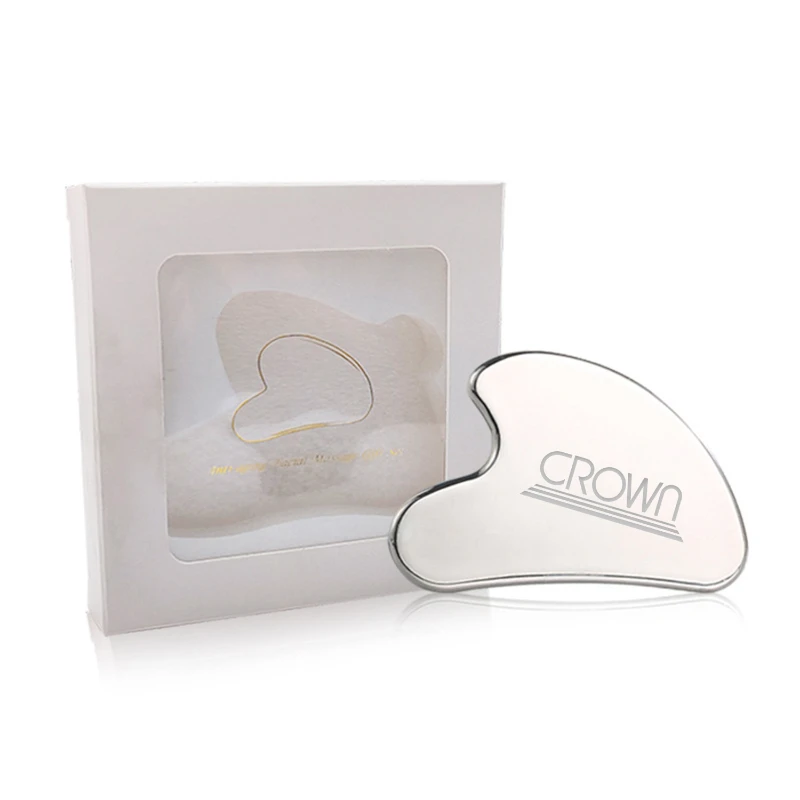 stainless steel gua sha facial tool for self care