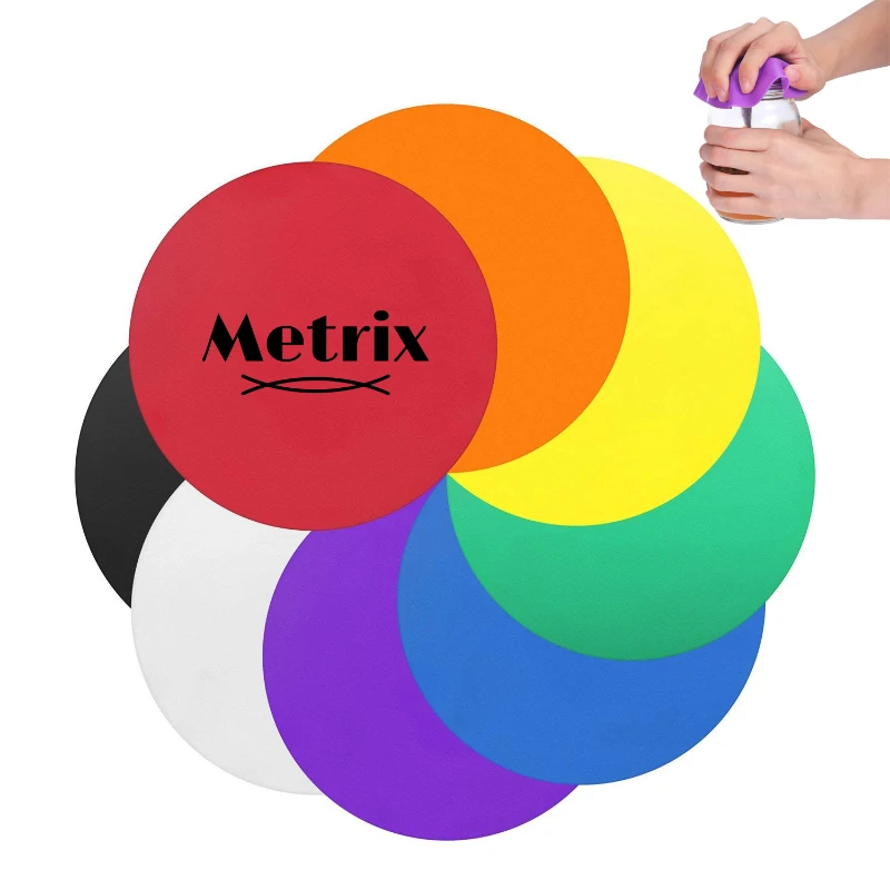 rubber jar gripper pads round kitchen coaster multi purpose
