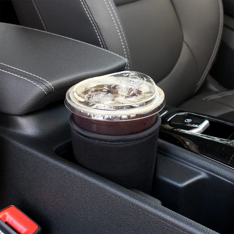 iced coffee & cold soda insulated neoprene cup sleeve