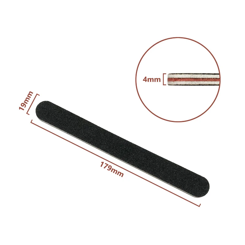 double sided 100/180 grit nail files