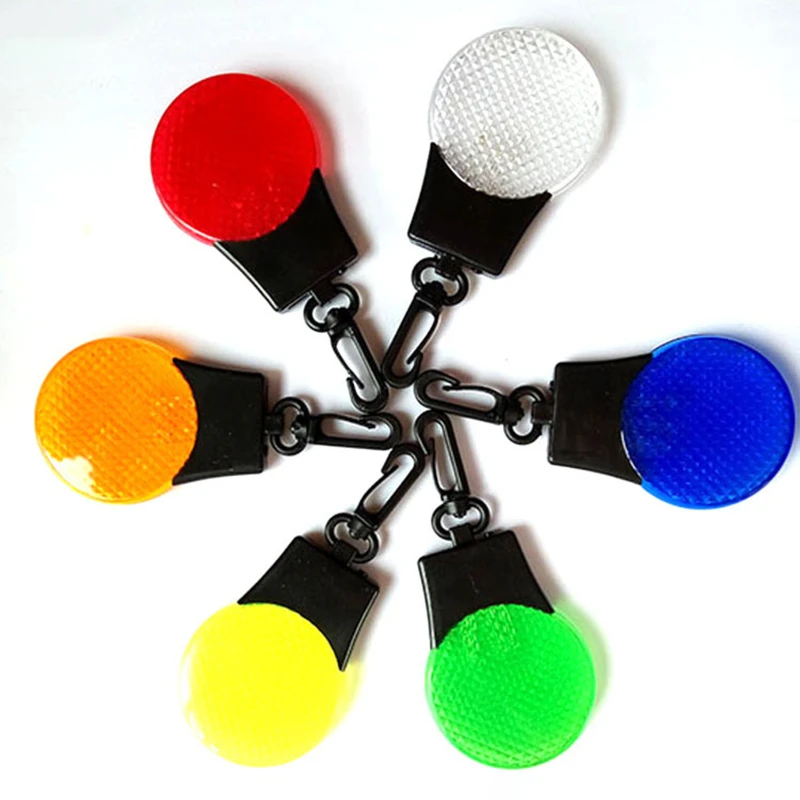 led safety warning light keychain