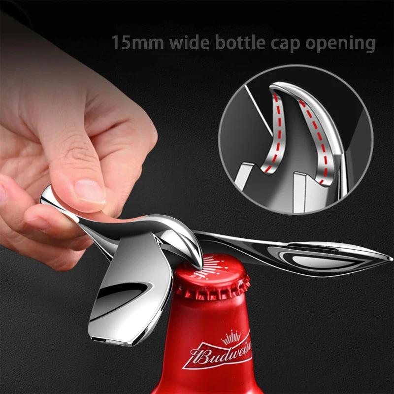 balancing bird bottle opener