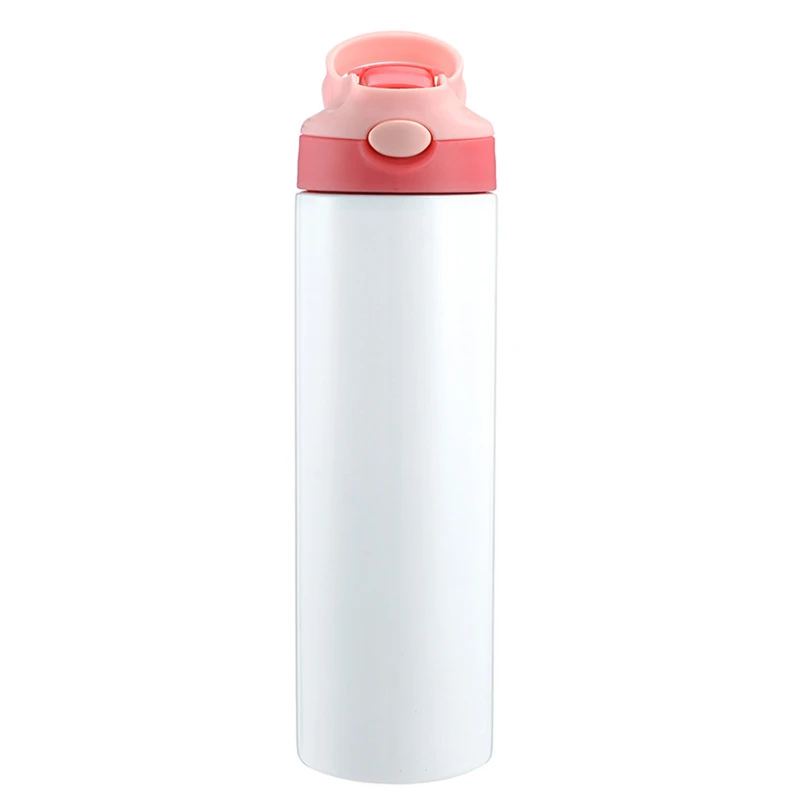 vacuum insulated kids water bottle with straw lid