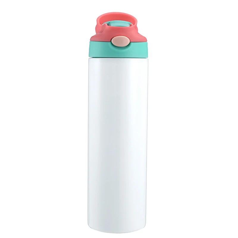 vacuum insulated kids water bottle with straw lid