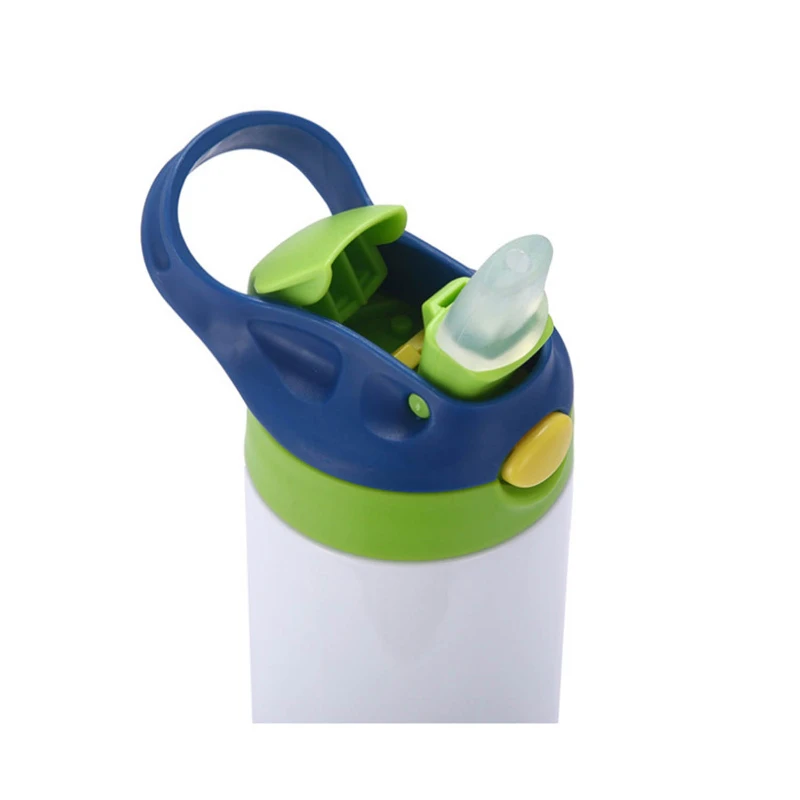 vacuum insulated kids water bottle with straw lid