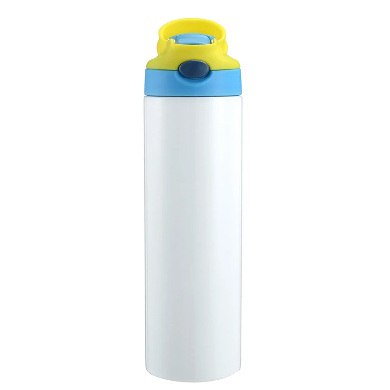 vacuum insulated kids water bottle with straw lid