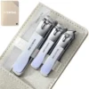 4 pcs manicure set stainless steel nail clippers