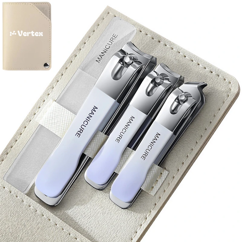 4 pcs manicure set stainless steel nail clippers